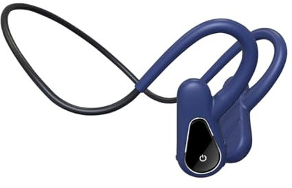 Auriculares Inalambricos Bluetooth Cascos Deportivos Open-Ear, IPX5 Impermeable Reproductor de MP3 Estéreo Auricular con 16GB Memoria, Ligero Cascos Inalambricos para Correr Ciclismo Fitness Blue