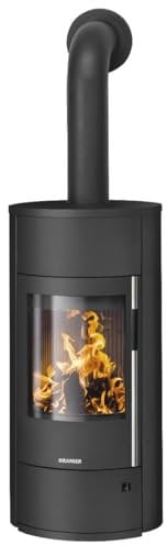 Oranier | Kaminofen | Polar Neo Vantage W+ | 6,5 kW | Stahl Schwarz