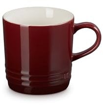 LE CREUSET Taza de gres para capuchino, 200 ml, granate, 70303209490099