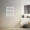 Blümme Heated Towel Rail Bathroom Ladder Radiator Straight 800 x 600mm Central Heating Towel Radiator Warmer White