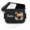 Geschenkfreude Kinder Bento Box Midi Lunchbox für Mepal Bentobox - Brotdose Schule mit Namen - Brotdose Pferde - 900 ml - Nordic Black - mädchen kindergarten bento lunchboxen