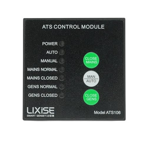 Panel de interruptores de transferencia automática del controlador ATS del generador diésel ATS106