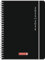 BRUNNEN Schülerkalender 2025/2026 „Plain Black“ | A5, Kunststoff