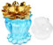 MAGICLULU Brûleur De Lampe à Pétrole Verre Lot Brûleur De Lampe à Huile Bouddhiste