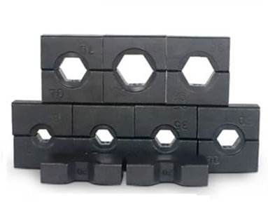 Genérico Matrices de Repuesto for crimpadora hidráulica (1 par), for Abrazadera hidráulica YQK-240, 4 Matrices de crimpado hexagonales de 300 mm²(50mm²)