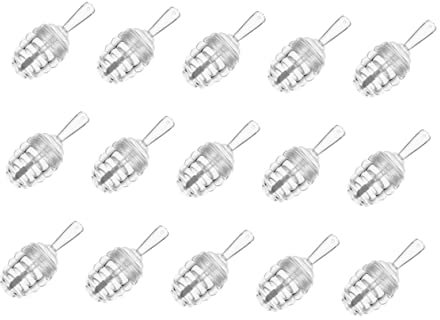 CALLARON 1 Jeu Tubes À Vides Forme De Pots De Recyclables Contenants Diy Transparent Pour Gloss 15 Pièces