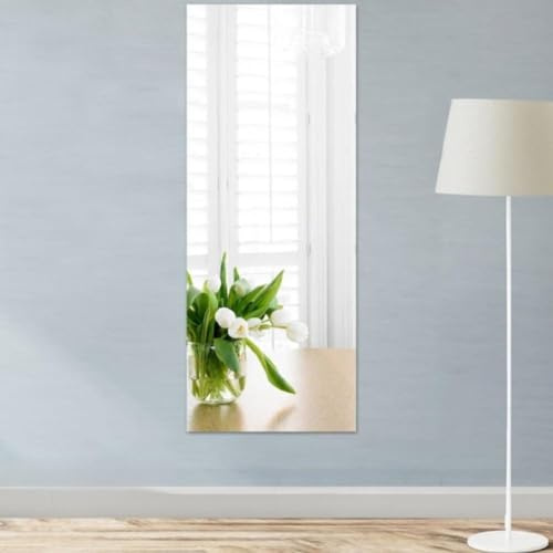 Adesivi da parete fai da te a specchio per soggiorno e bagno, grandi piastrelle acriliche autoadesive per creare forme personalizzate su superfici piane senza danni, arte domestica resistente