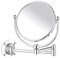 WENKO 3656230100 Kosmetikspiegel Deluxe - Wandspiegel, schwenkbar, Spiegelfläche ø 11.5cm, 300% Vergrößerung, Stahl, 15 x 20 x 23.5 cm, Chrom