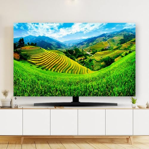 HSTANGKY Funda Para TV Cubierta Interior Para TV Para 32-80 Pulgadas Paño Suave Protector De Pantalla De TV Para LED/LCD/Pantallas Curvas Montaje En Pared Y Sobremesa-mountain||40-43inch