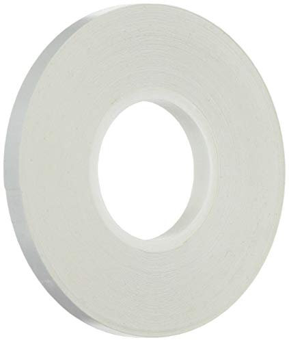 Quattroerre 10008 Klebestreifen auf Rolle, Weiß, 10 m x 5 mm