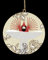 Charley Harper BRRRRDBATH Weihnachtsschmuck aus Messing