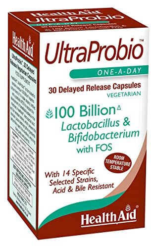 HealthAid Ultra Probio 30 Vegan Capsules - Pack of 30