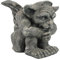 Design Toscano Emmett der Gargoyle Gothic-Dekostatue, Polyresin, Steingrau, klein 25 cm