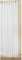 Schlaufenschal Gardine Uni transparent Voile, 175x140, Weiß, 61175