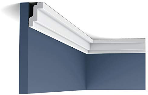 Eckleiste Stuck Orac Decor CB531 BASIXX Stuckleiste Zierleiste Stuckprofil Dekor kantig Wand Decken Leiste | 2 Meter
