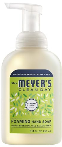 Mrs. Meyer's Foaming Hand Soap, Lemon Verbena, 10 Fluid Ounce by Mrs. Meyer's Clean Day