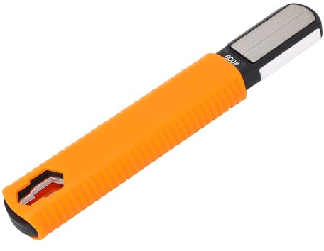 Blade Sharpener Wrench Tool Multi Functional Garden Tool for Sharpening Lawn Mower Blades Garden Pruners Axe Orange ABS 10mm 13mm