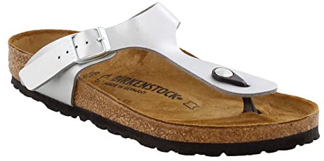 BIRKENSTOCK 1003674 Flip-Flops Damen Silber 39