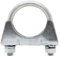 100mm Heavy Duty Exhaust Clamps U Clamps for Exhaust U Bolts for TV Aerial Pipe (Pack of 2)