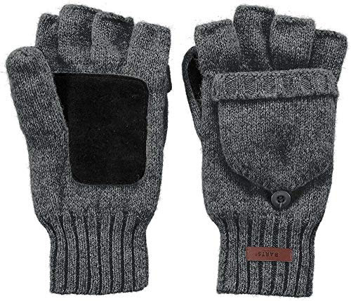 Barts Herren Haakon Bumglove Fäustlinge, Grau (CHARCOAL 0021), X-Large (Herstellergröße: L/XL)