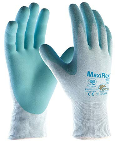 ATG Handschuhe 34-824 Montagehandschuhe MaxiFlex Active hellblau 6 (XS)