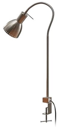 Lindby Klemmleuchte Triska (Modern) in Alu aus Metall (1 flammig, E27) - Tischlampe Tischleuchte Leselampe Nachttischlampe Wohnzimmerleuchte