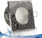 trendlights24 Aqua Base Decken Einbaustrahler eckig IP65-1er Set ultra flach 50 mm LED Spots 5W 230V Neutralweiß - Chrom glänzend Einbauleuchte