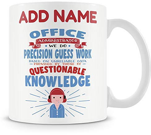 Novelty Funny Gift for Office Administrator - Personalised Mug