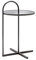Rolf Benz Beistelltisch 40 cm Ø Gestell Marrone Metallic