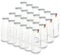 Flaschenbauer Lot de 24 bouteilles vides, en verre, 250 ml, avec bouchon à vis TO43, blanches, 0,25 l, à remplir soi-même avec du lait, du jus, du smoothie
