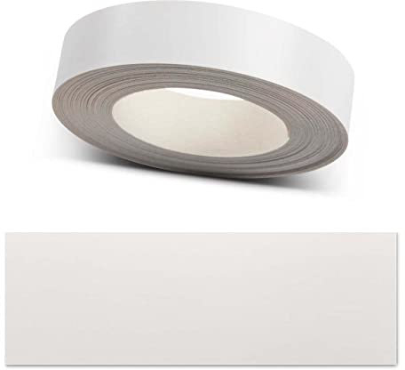ben+camilla.com Kantenumleimer zum Aufbügeln | Weiß 20 mm x 10 m Rolle (matt glatt) | Premium Qualität für professionelle Ergebnisse | Kantenschutz