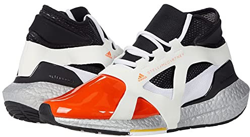 adidas Ultraboost 21 Metallic Footwear White/Signal Orange/Core Black 10.5 M