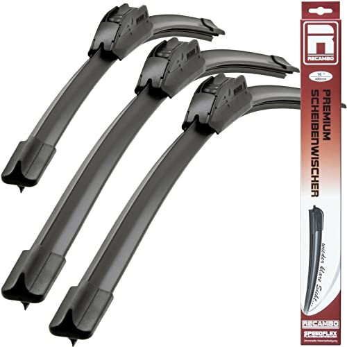 Recambo SCHEIBENWISCHER VORNE + HINTEN kompatibel für FORD S-MAX | WA6 | BJ 2006-2009 (3er Set: 750mm / 650mm / 325mm)