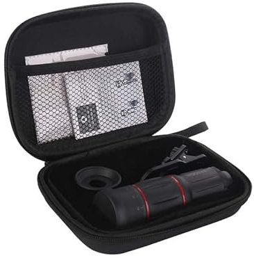 Universal Photo Pack for Xiaomi 11 Lite 5G NE Smartphone (18x Zoom Lens + Mini Tripod + Remote Control) (Black)