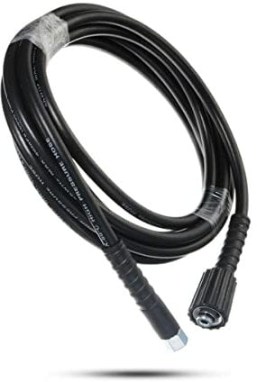 YUET Tubo Flessibile per Idropulitrici 5M, Tubo Per Idropulitrice M14 x M22 (15mm) Tubo Alta Pressione Prolunga Tubo Alta Pressione Accessorio