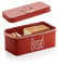 HAZEL Boîte à pain avec couvercle à poignée | Boîte de rangement pour pain pour cuisine | Boîte distributeur de pain | Boîte de rangement de qualité alimentaire pour cuisine, 4100 ml, rouge