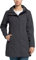 33,000ft Veste de Softshell Longue légère et imperméable pour femme, À Capuche Veste de pluie, Veste fonctionnelle coupe-vent, Activites En Exterieur à pied Randonnée Gris Foncé XL