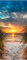 wandmotiv24 Türtapete Blick durch Düne, Meer, Sonnenuntergang 70 x 200cm (B x H) - selbstklebend Vlies 150g Sticker für Türen, Türfolie, Aufkleber, M1293