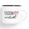 Huuraa Emaille Tasse Usedom verliebt Geschenk 300ml Vintage Usedom Geschenkidee