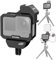 Neewer Video Rig Cage Compatible with GoPro Hero 13 12 11 10 9 Light Mod Max Lens Mod, Durable Plastic with 3.5mm Media Audio Mic Adapter Mount, Cold Shoe Adapter, Battery Cover for Vlogging, AC007