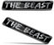 Biomar Labs 2 x Aufkleber 3D Gel Silikon Stickers Autoaufkleber Auto Motorrad Fahrrad Laptop PC Tablet Beast KS 79