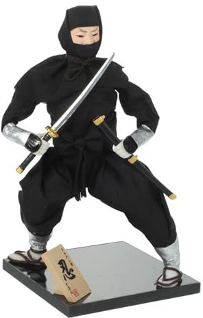 NOLITOY Japanische Puppe Samurai Ninja Humanoide Puppe Japanische Wohndekorpuppe (Ninja Jahr 2) 1stk Kunstgegenstände Im Japanischen Stil Japanische Sammlerpuppe Gips Zubehör Esstisch