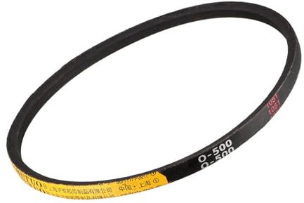 Kozelo O-500 V-Belts - [500mm Länge x 10mm Breite x 6mm Dicke] Gummiantriebsriemen für die Kraftübertragung, schwarz