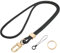Cordon tour Cou pour Clés Noir, Cordon Tour de Cou, Lanière de Lanière, Key Chain Long, Cordon Lanyard Courroie, Lanyard Porte-clés, Longe