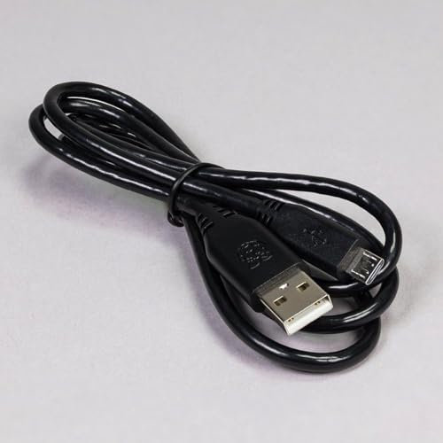 Raspberry Pi offizielles Micro USB Kabel, schwarz, 1,0m