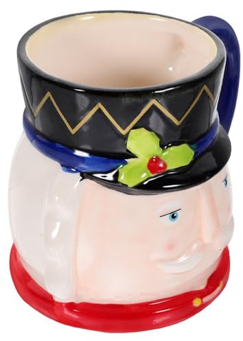 CIYODO Tasse à Eau Décorative en Céramique avec Poignée Ergonomique pour Chocolat Chaud Idéale pour La Maison