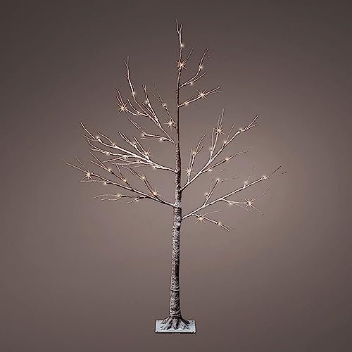 LED-Baum mit verschneiten Zweigen, perfekt für die Dekoration im Außenbereich. Schafft eine Festliche und gemütliche Atmosphäre, ideal für die Beleuchtung Ihres Gartens oder Ihrer Terrasse im Winter.
