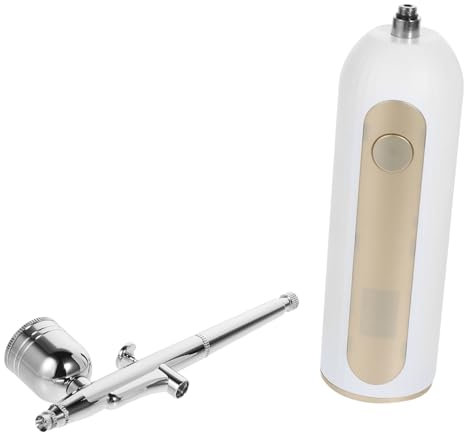 FRCOLOR Electric Spray Gun Cordless Airbrush Kit for Nail Art and Cake Decoration Air Compressor and Food Safe Colors
