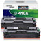 SINOPRINT 410A Schwarz Kompatible HP CF410A 410A CF410X 410X Tonerkartusche für HP M477fdw Toner für Color Laserjet Pro MFP M477fdw M377dw M477fdn M477fnw M452dn M452dw M452nw, 2 Schwarz