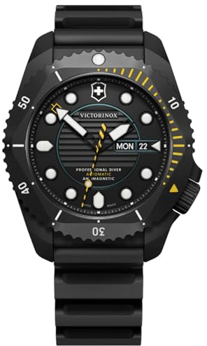 Victorinox Dive pro Herren Uhr analog Automatik mit Kautschuk Armband V241997